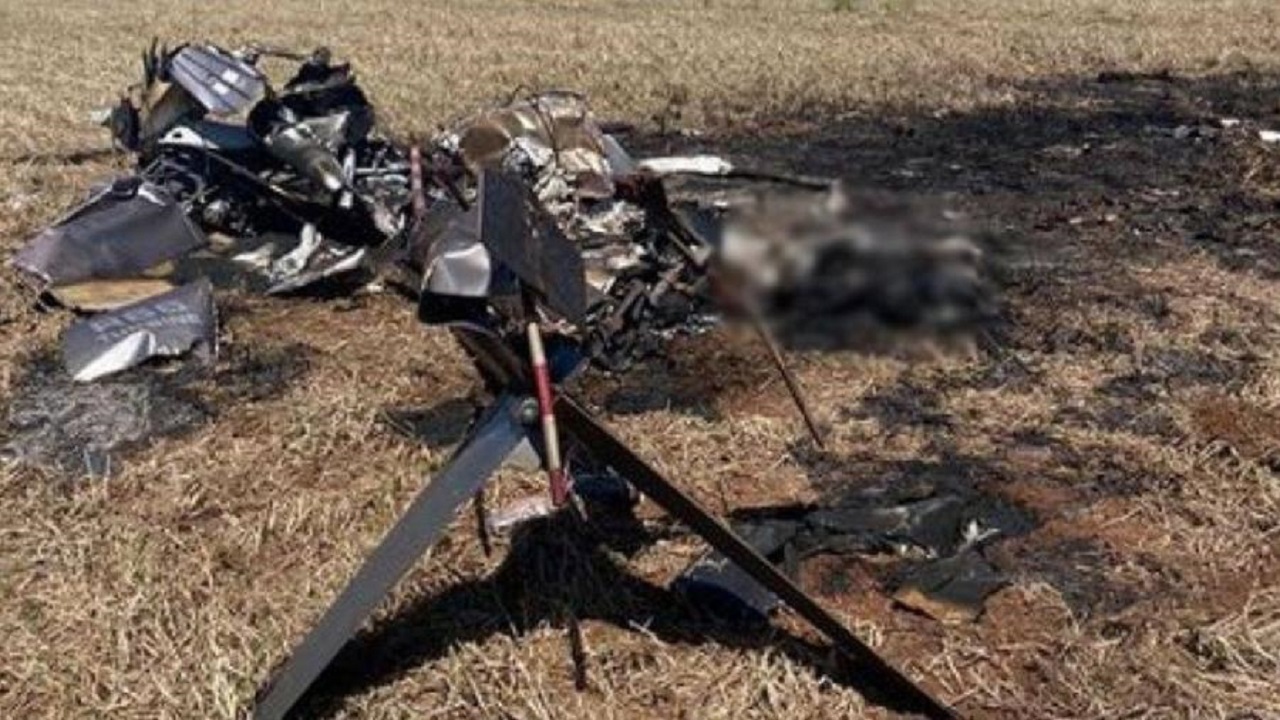 Helicóptero que transportava drogas cai no MS e deixa dois mortos