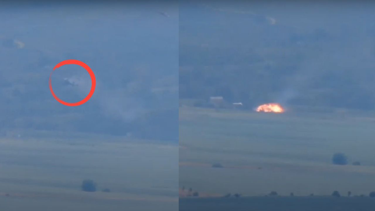 Vídeo mostra momento em que exército ucraniano derruba helicóptero russo