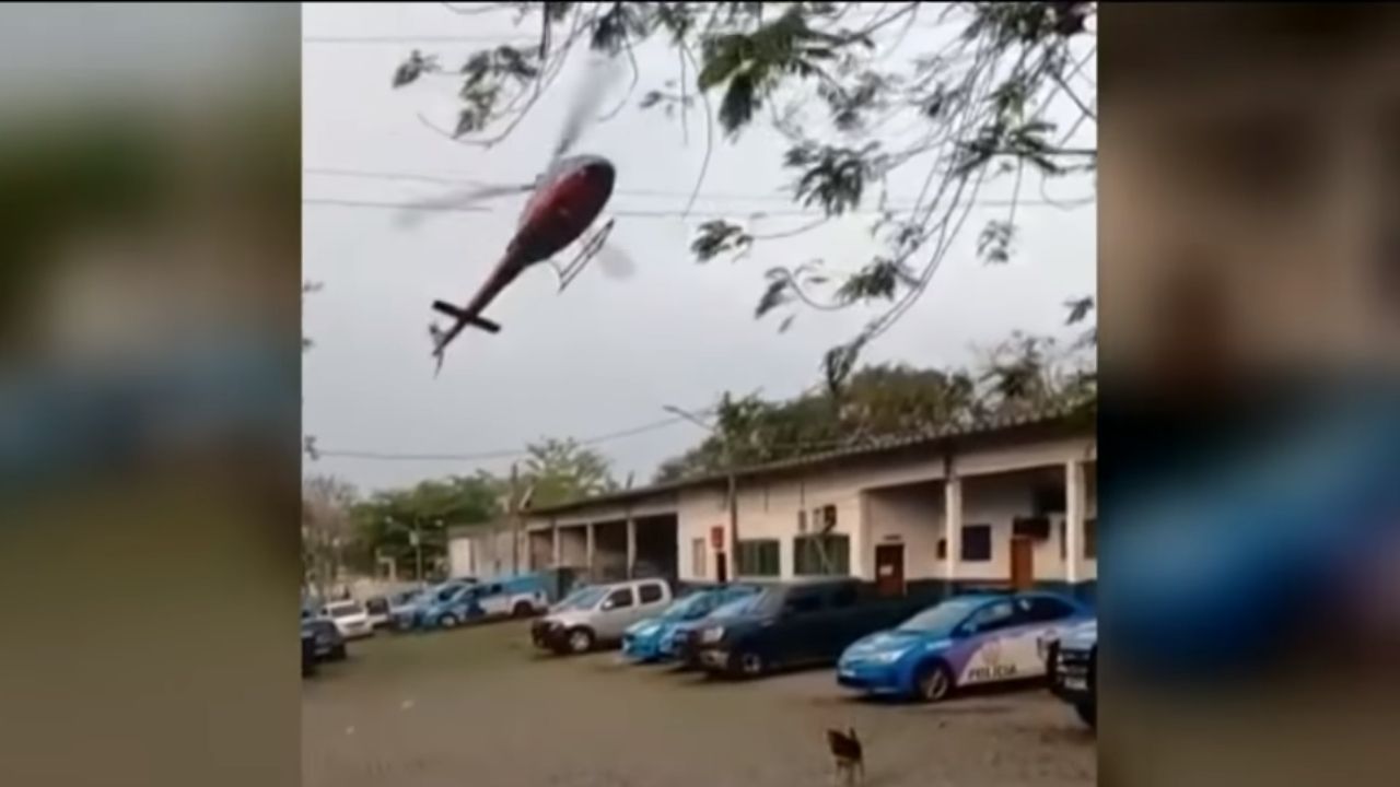 Piloto de helicóptero é rendido durante voo por criminosos no Rio de Janeiro
