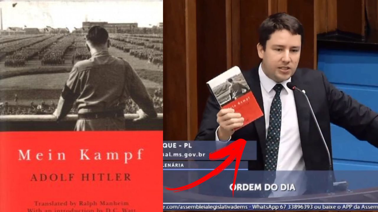 Deputado bolsonarista cita autobiografia de Hitler na Assembleia Legislativa do MS