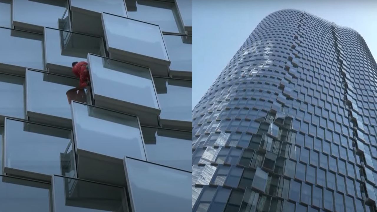 Manifestante conhecido como ‘Homem-Aranha francês’ escala arranha-céu em Paris
