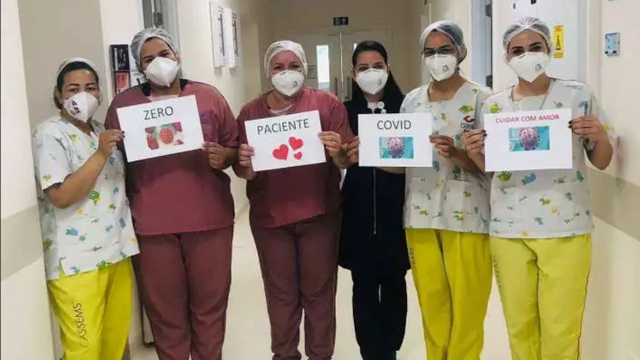 Hospital de Campo Grande comemora não ter mais pacientes com covid-19