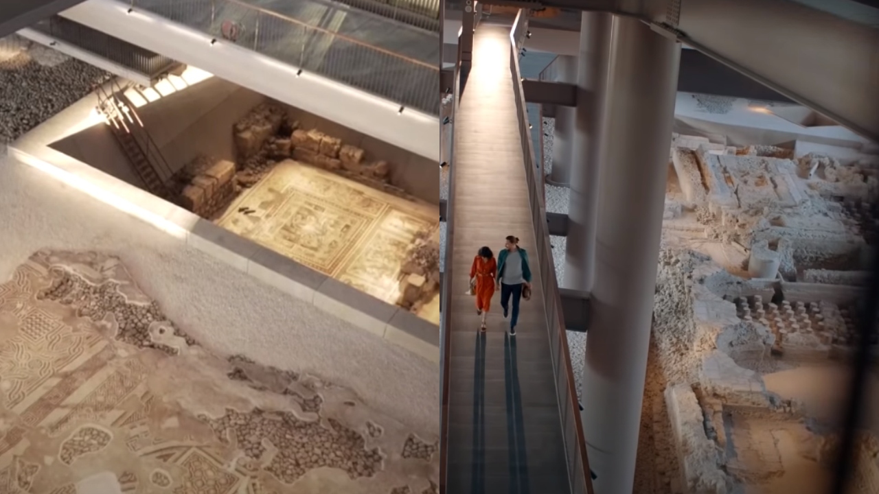 O hotel luxuoso que preserva ruínas arqueológicas de 2.300 anos