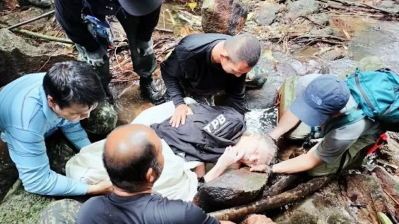 A Idosa que passou 7 dias perdida em floresta da Tailândia