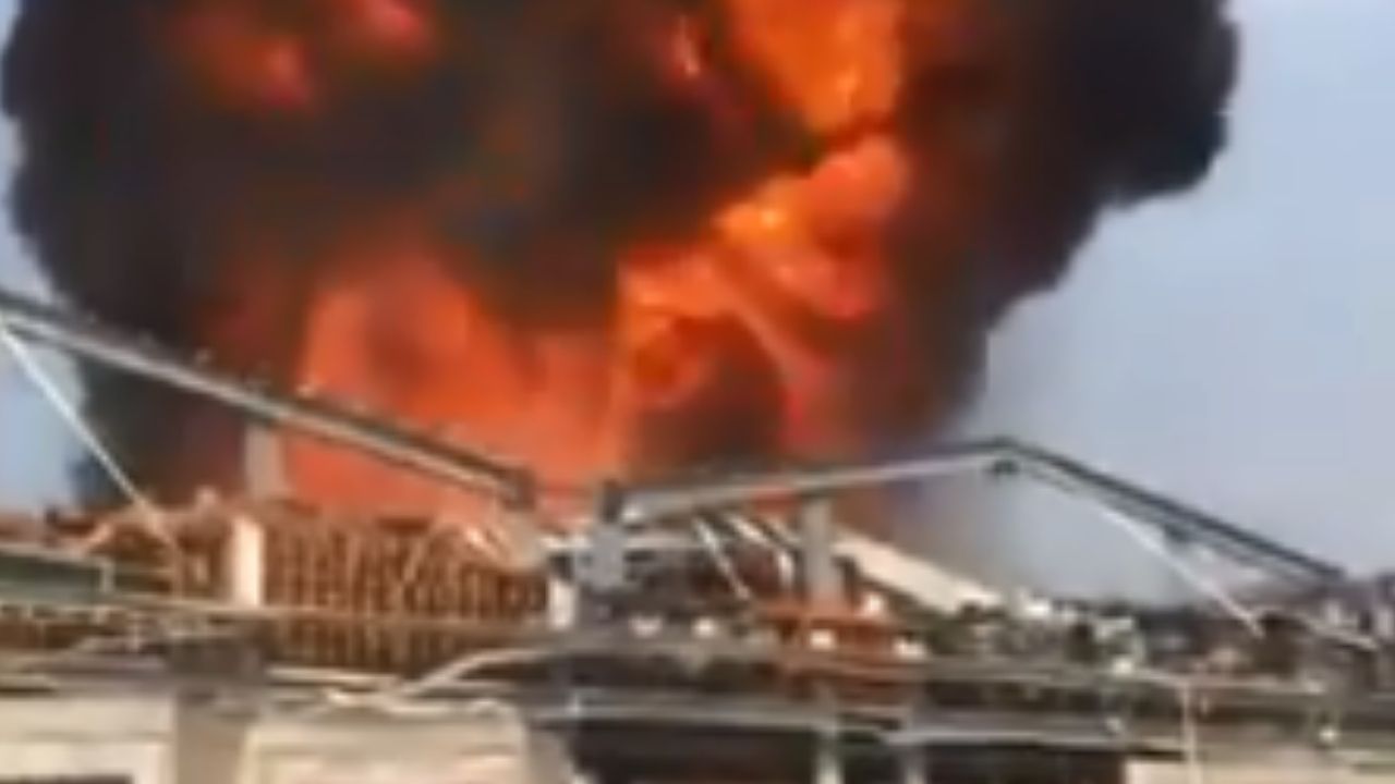 Incêndio atinge a mesma região que sofreu explosões em Beirute, no Líbano