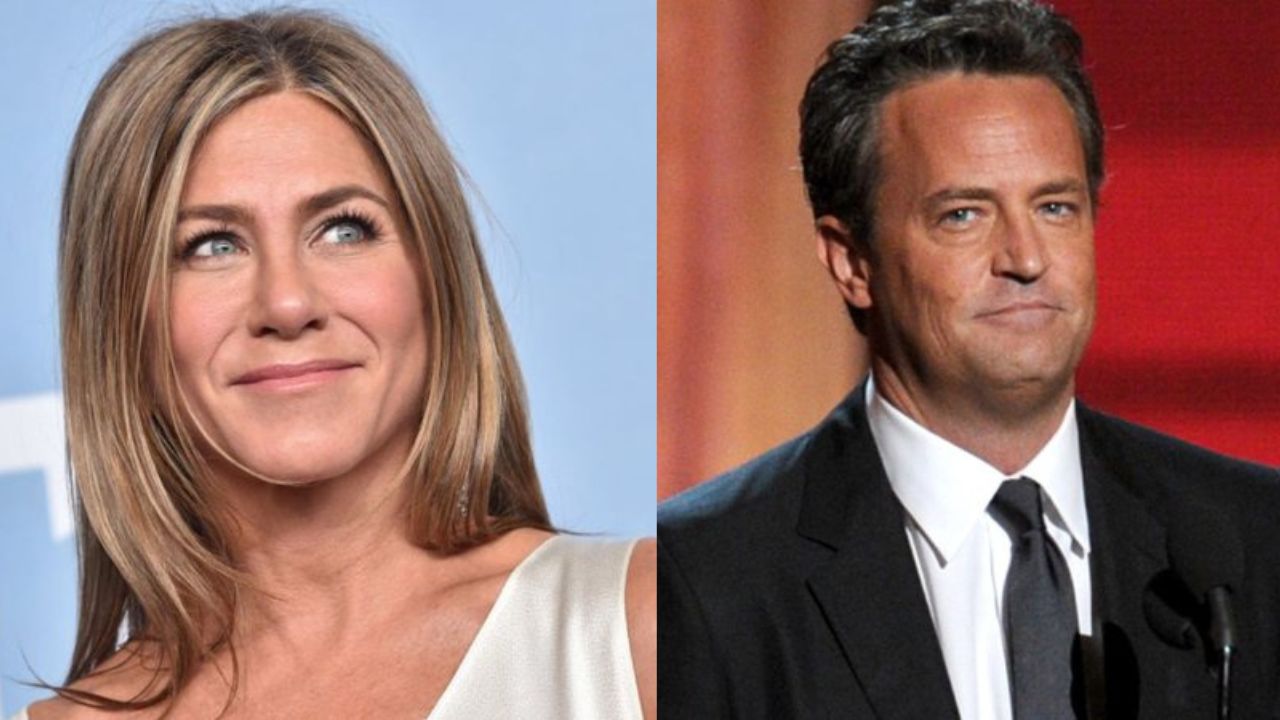 Jennifer Aniston diz que Matthew Perry fazia ‘parte do DNA’ de Friends em homenagem