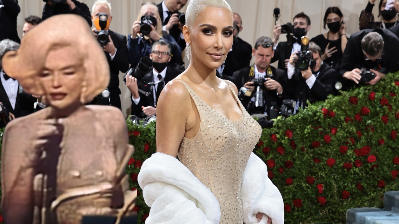 Kim Kardashian perdeu peso para usar vestido de Marilyn Monroe: ‘muito rigorosa’