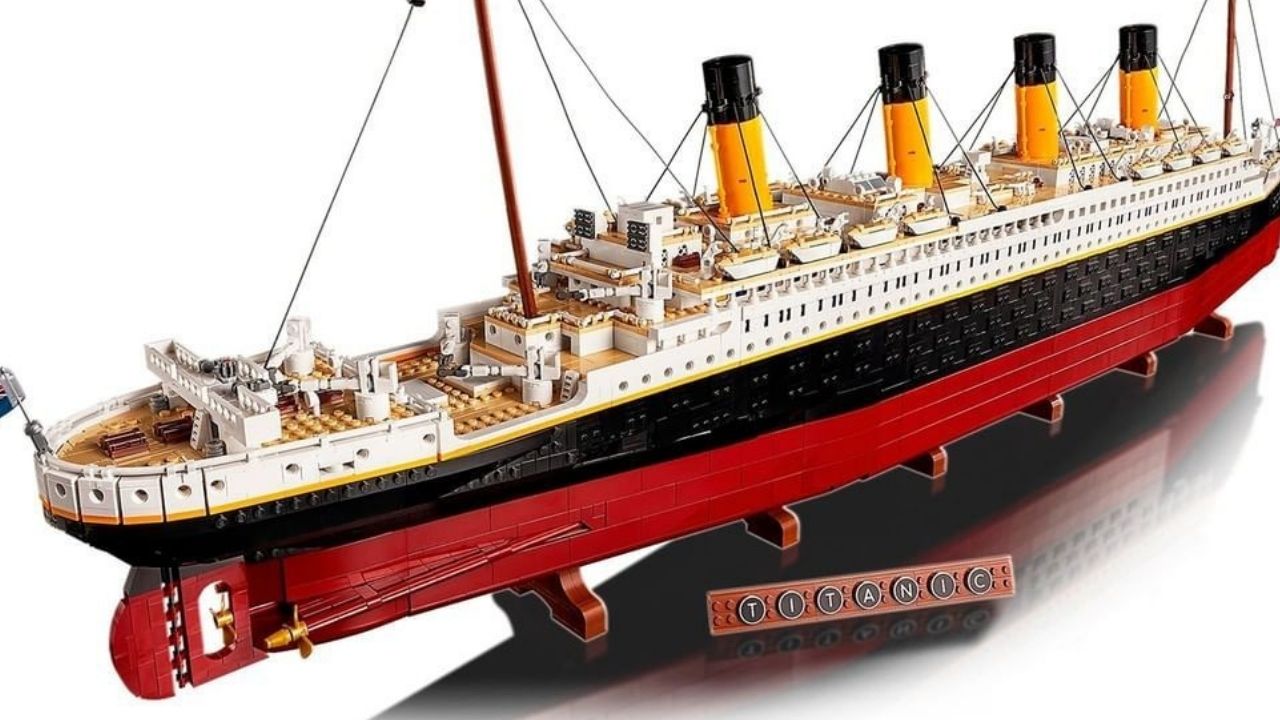 Com mais de 9 mil peças, LEGO do Titanic é o maior já lançado pela empresa