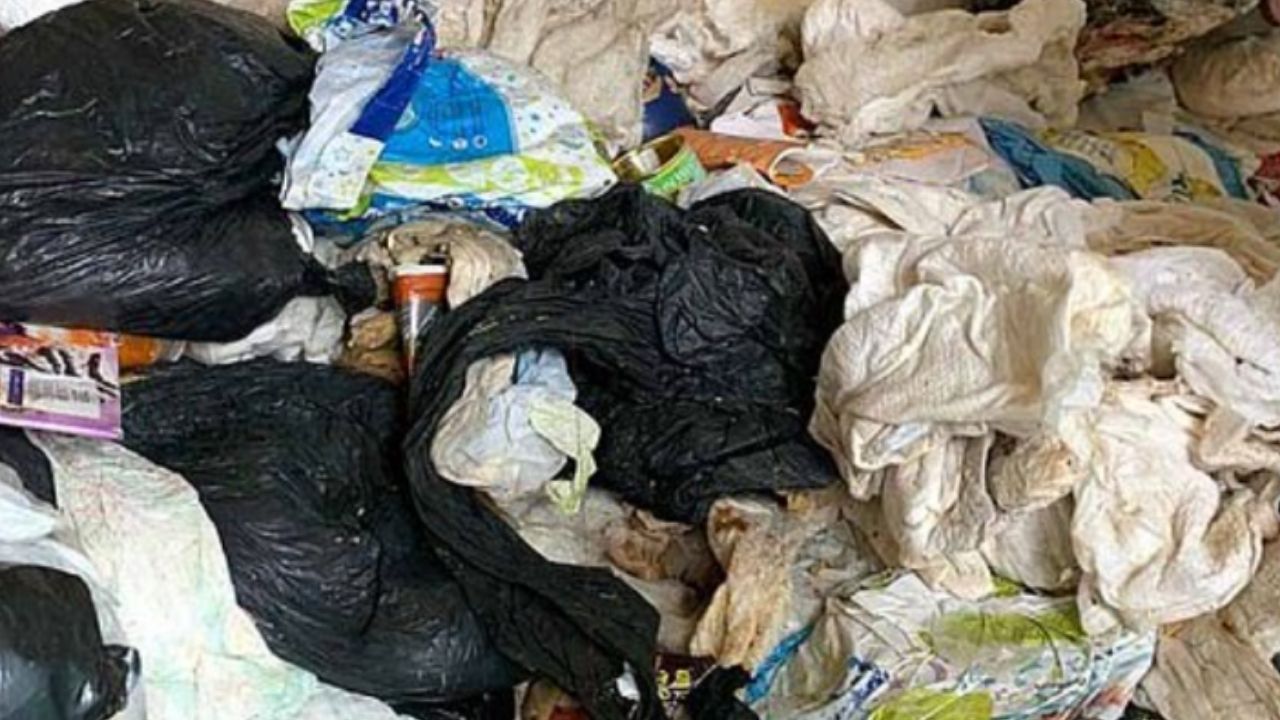Sem tirar o lixo por 10 anos, acumuladora não consegue entrar no próprio banheiro e passa a usar fraldas
