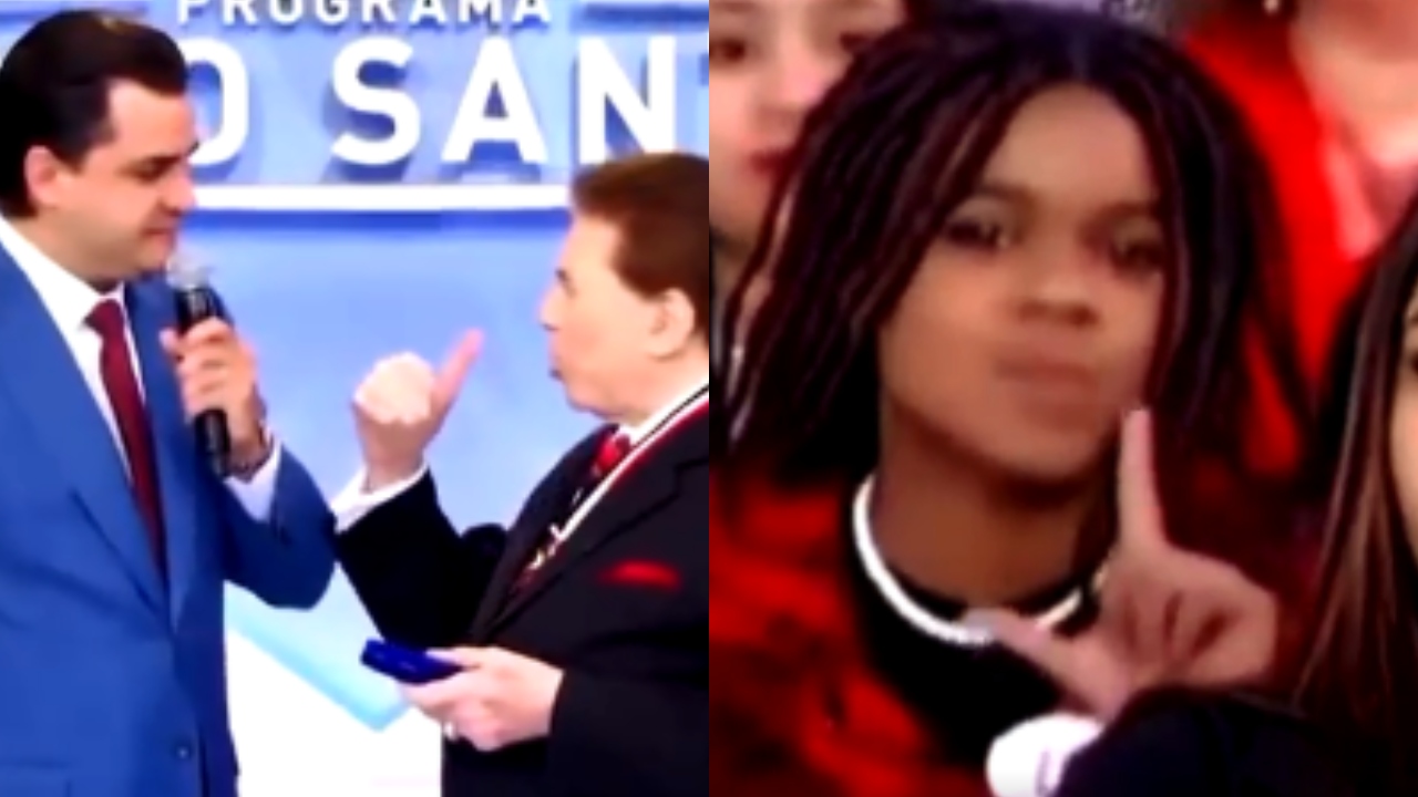 Menina que fez “L” de Lula em programa do SBT diz ter sido barrada; emissora nega