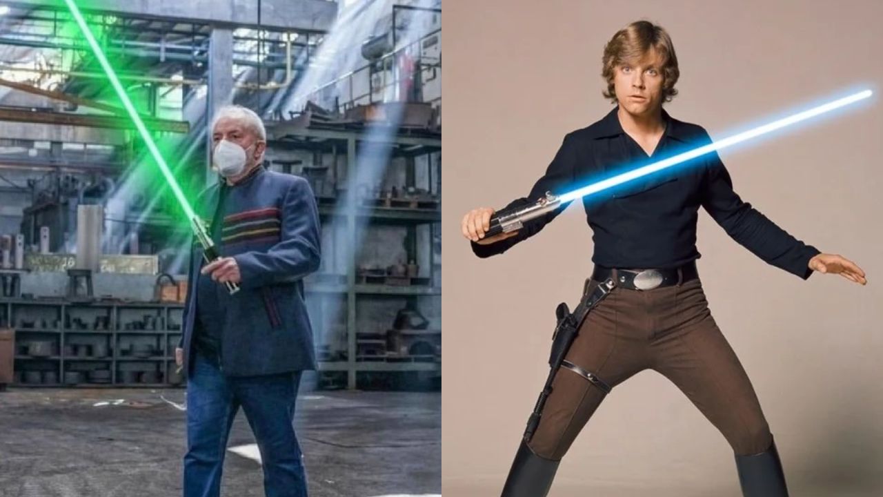 Após twitar foto com sabre de luz, Lula ganha apoio de ator de Star Wars