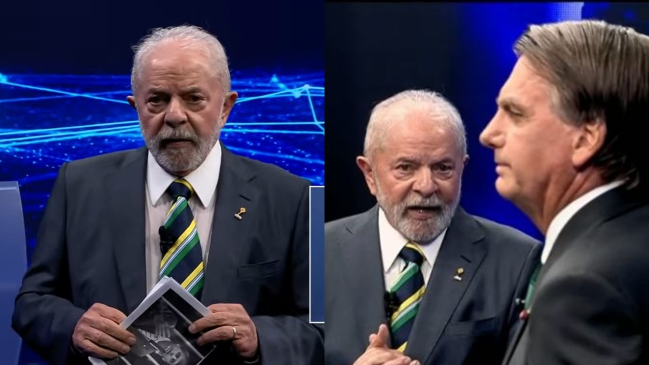 Lula questiona Bolsonaro com papel durante debate e intriga internautas: ‘Esse aqui é você?’