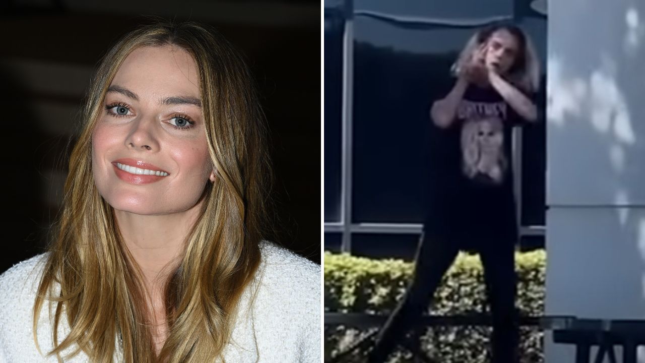 Margot Robbie aparece ‘abalada’ após visita a Cara Delevingne