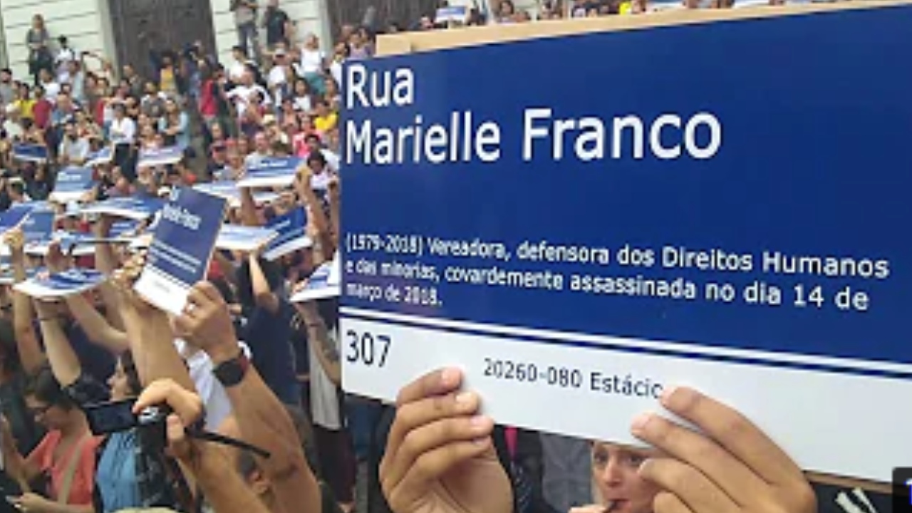 Anielle comenta foto de deputados com placa destruída de Marielle Franco: ‘Desprezível’