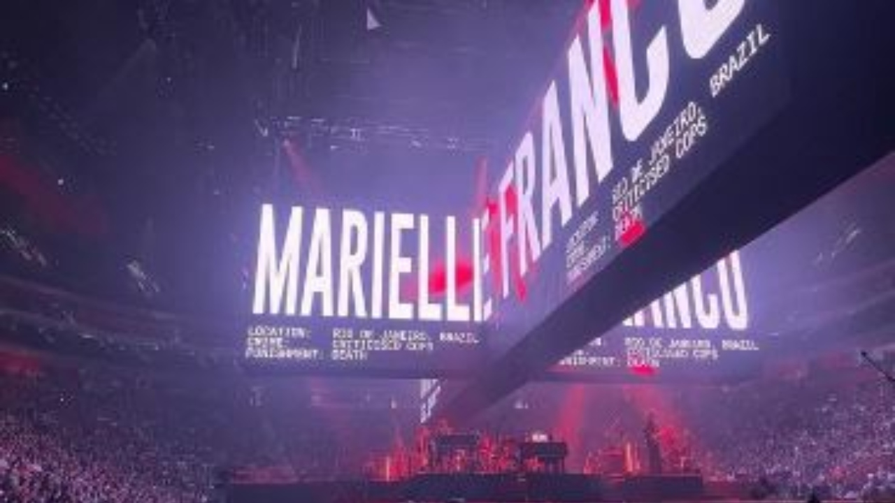 Roger Watters homenageia Marielle Franco durante show em turnê