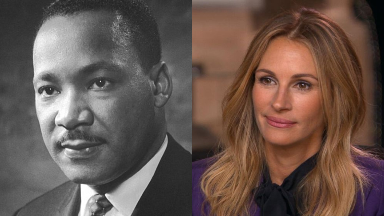Veja a curiosa conexão entre Martin Luther King Jr. e Julia Roberts