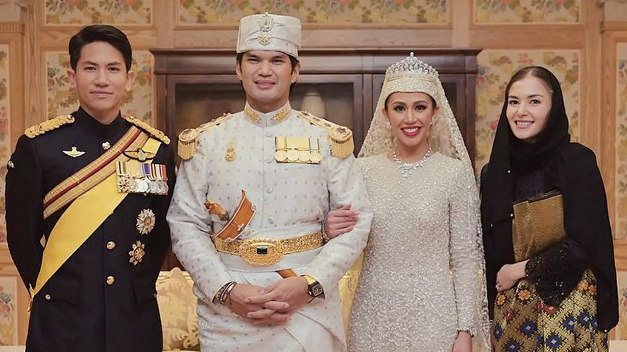 Filha do sultão de Brunei se casa com seu primo em cerimônia de uma semana