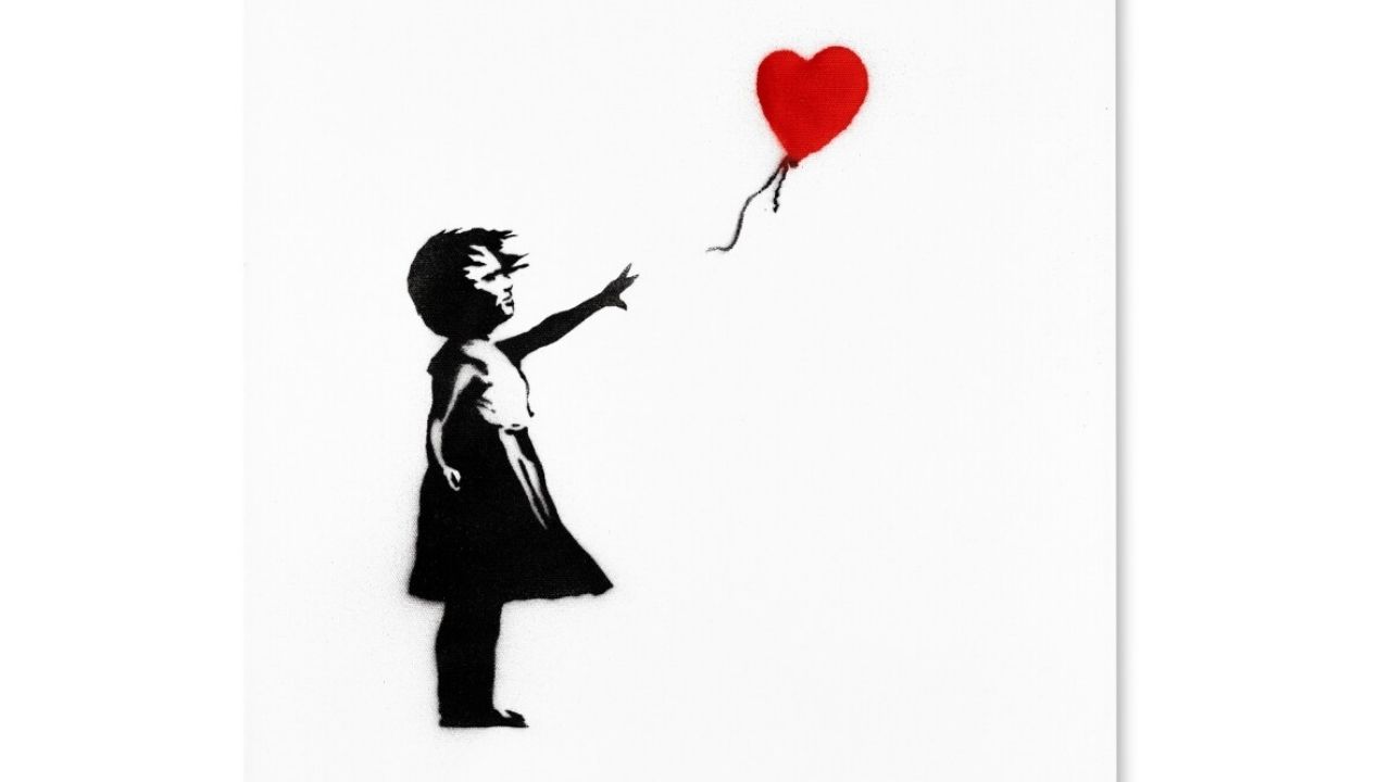 Obras icônicas de Banksy vão a leilão em Londres