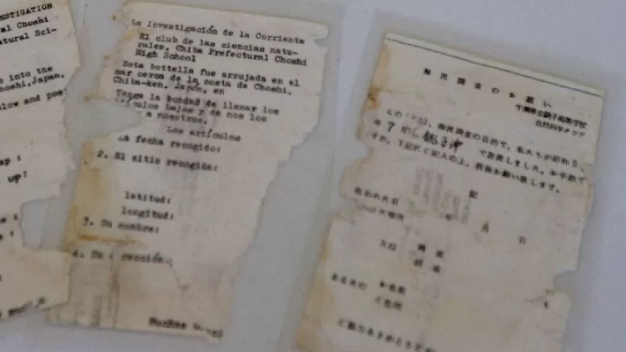 Mensagem em garrafa jogada ao mar há quase 40 anos no Japão é encontrada no Havaí