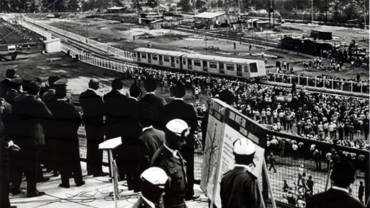 A ‘inauguração’ do primeiro metrô do Brasil