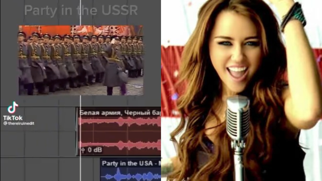 Vídeo mistura música de Miley Cyrus com canção da União Soviética e resultado surpreende