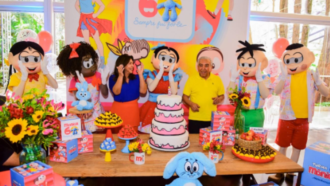 Mauricio de Sousa celebra 60 anos da personagem Mônica: ‘Meu orgulho’