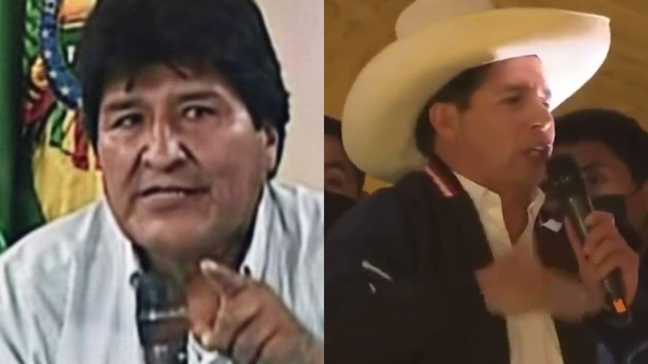 Evo Morales chama Pedro Castillo de irmão e pede por sua libertação