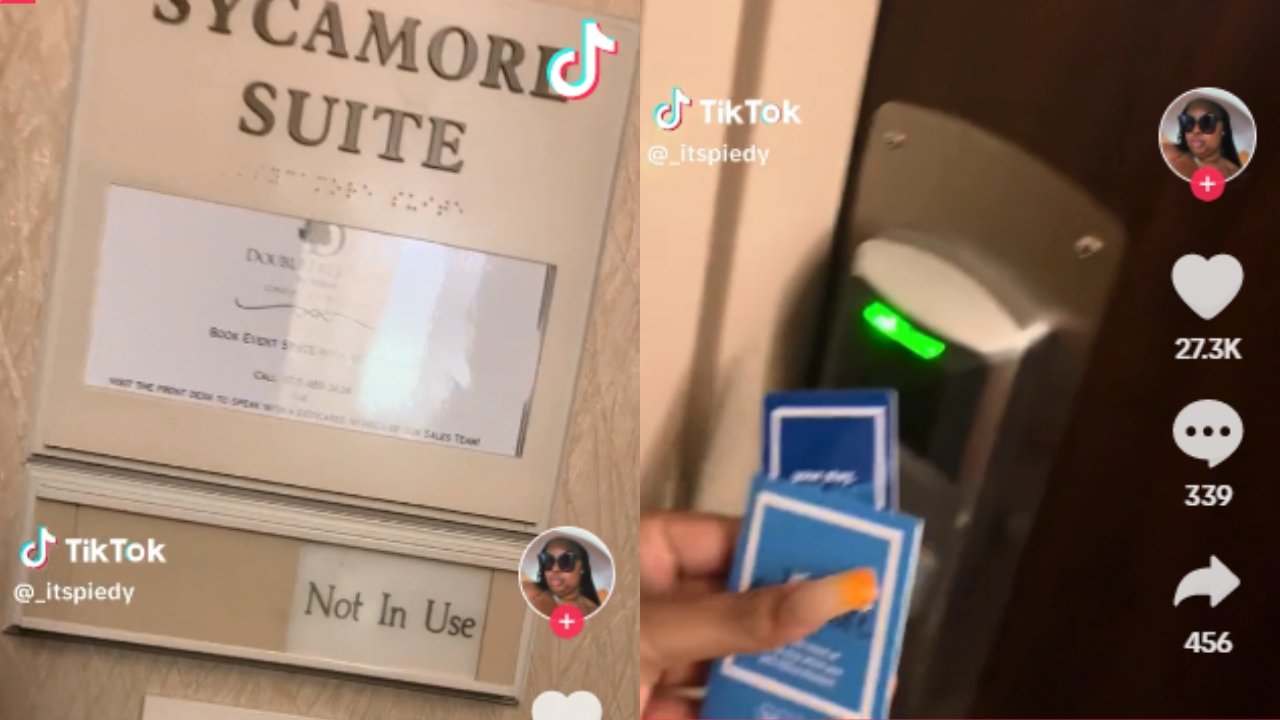 Mulher tem surpresa ao abrir suíte em hotel: ‘Tem que ser uma piada’