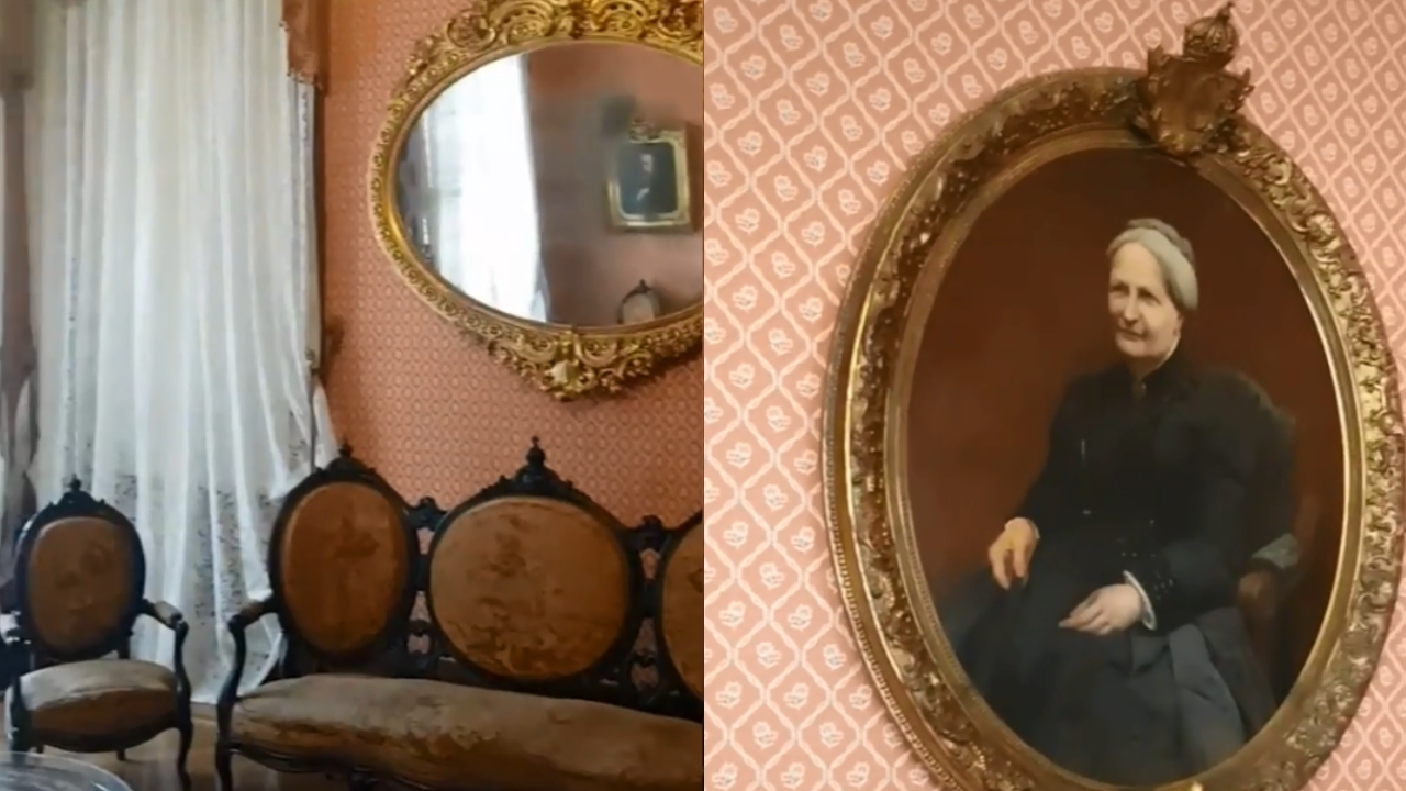 Vídeo mostra a impressionante sala de visitas da imperatriz Teresa Cristina