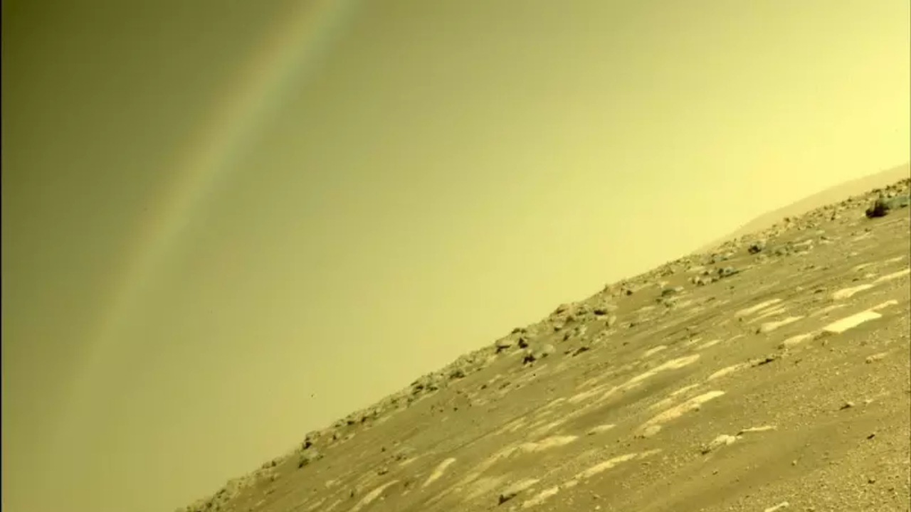 Arco-íris em Marte? Nasa explica fenômeno intrigante em foto capturada por robô