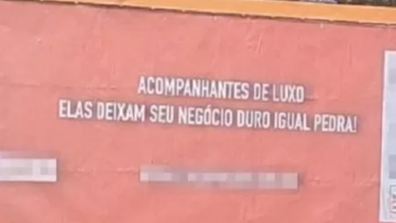 Cidade do Espírito Santo tem outdoors removidos devido a mensagem obscena