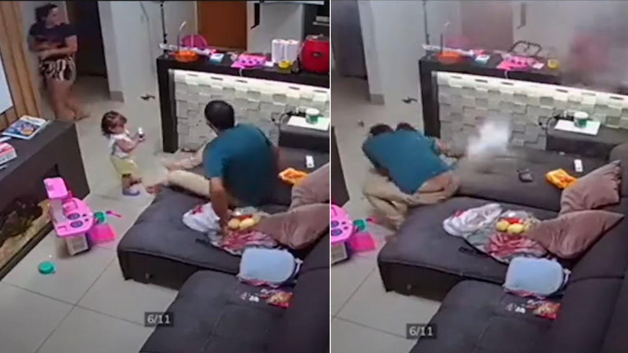 Goiânia: Vídeo mostra assustadora explosão de panela de pressão