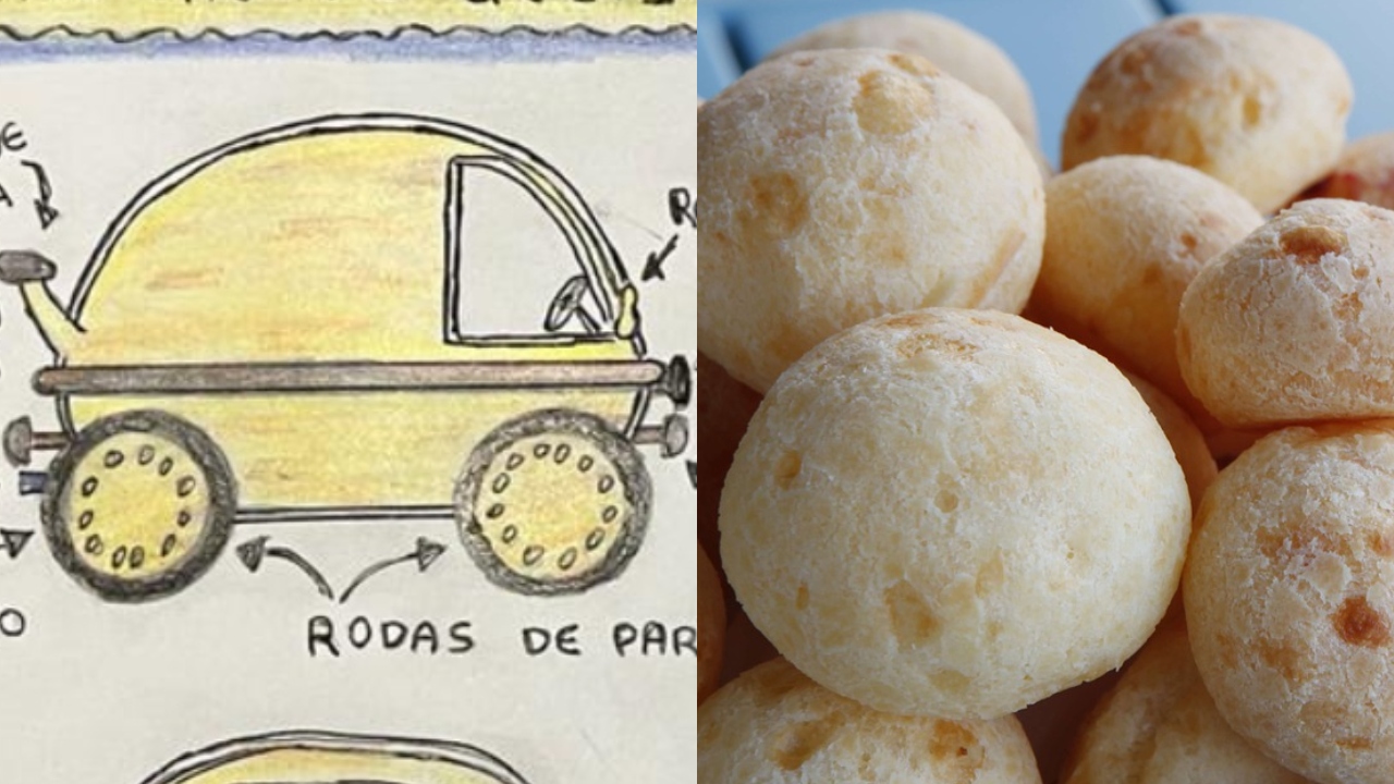 Brasileiros desenvolvem carro sem motor e em formato de pão de queijo