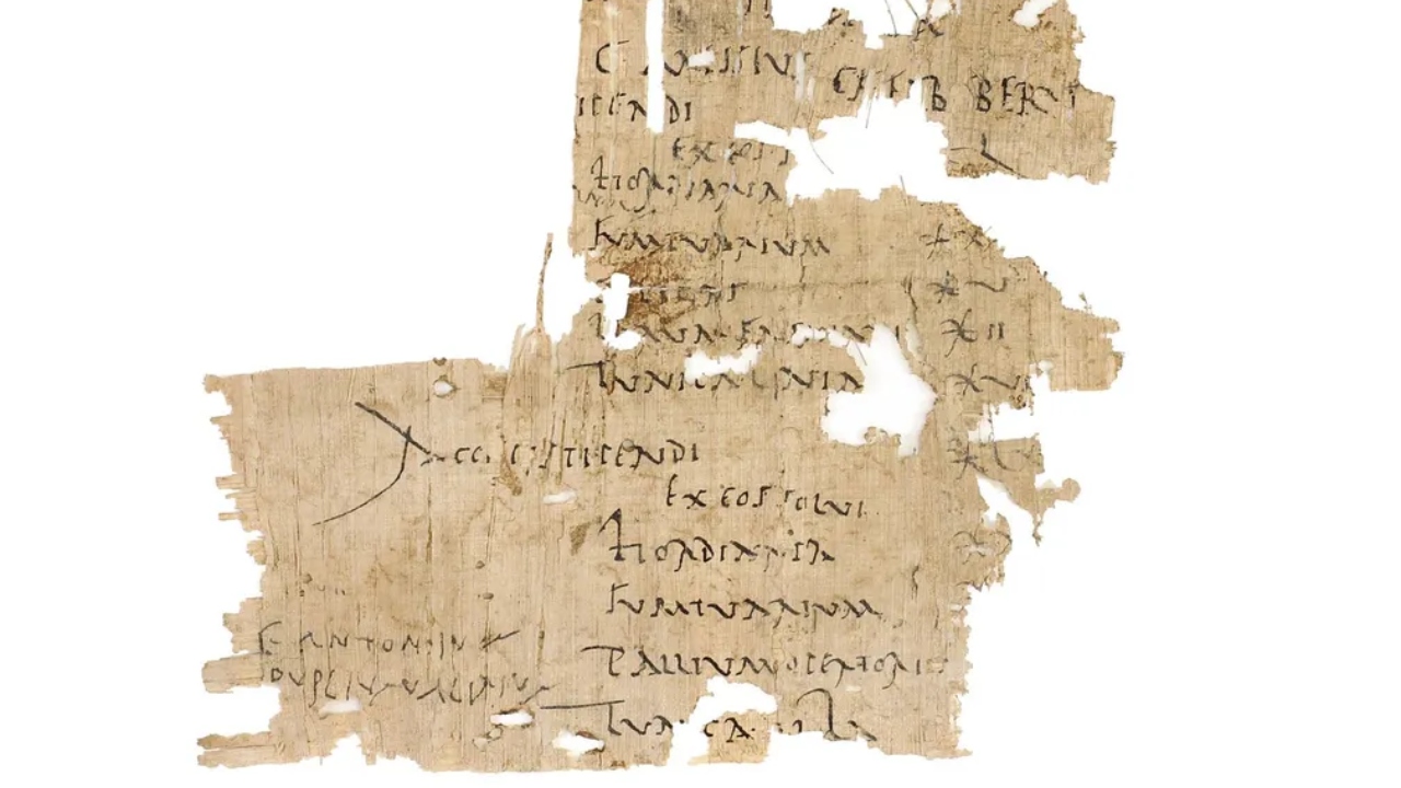 Papiro com holerite de soldado romano é descoberto em Israel