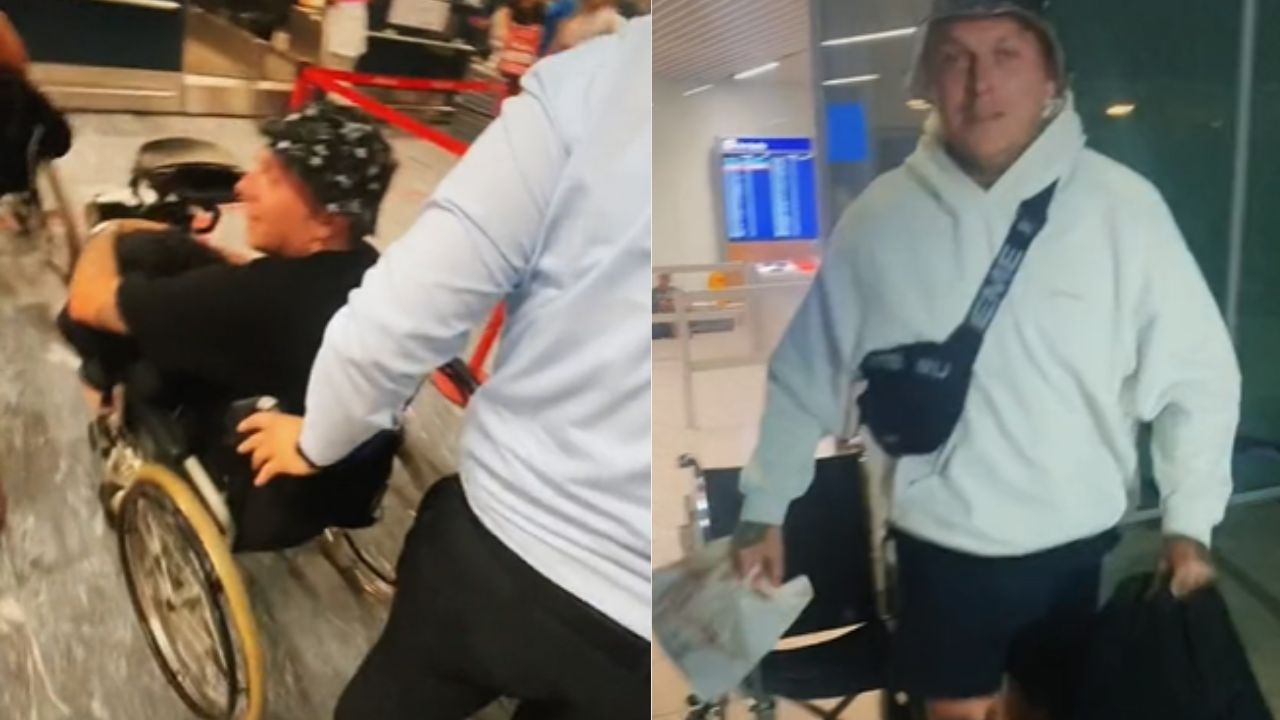 Para furar fila, passageiro finge precisar de cadeira de rodas em aeroporto inglês