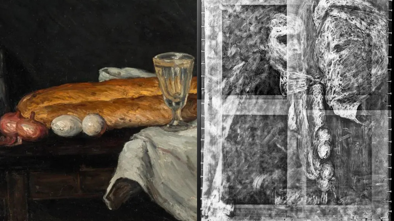 157 anos depois, a descoberta de um retrato sob uma pintura de Paul Cézanne
