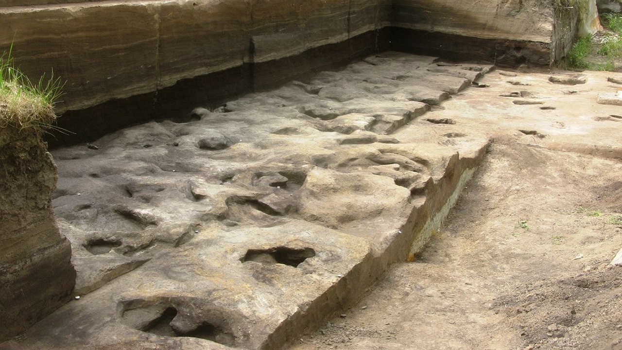 Pegadas de 300 mil anos de humanos arcaicos são encontradas na Alemanha