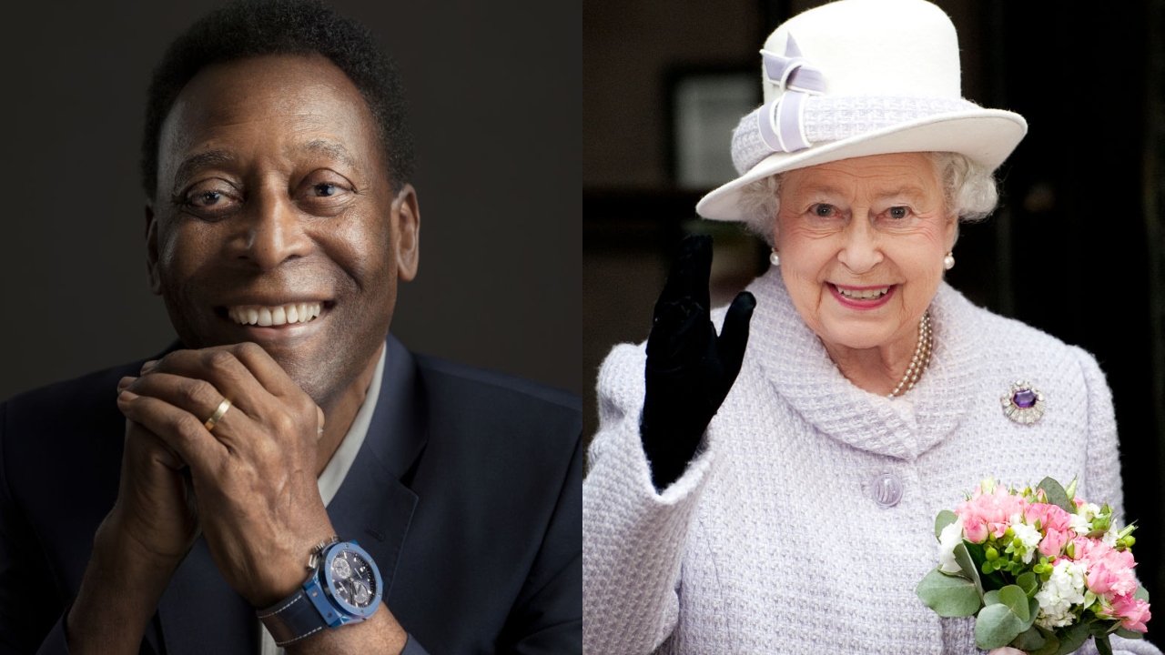 Qual título Pelé recebeu da rainha Elizabeth II?