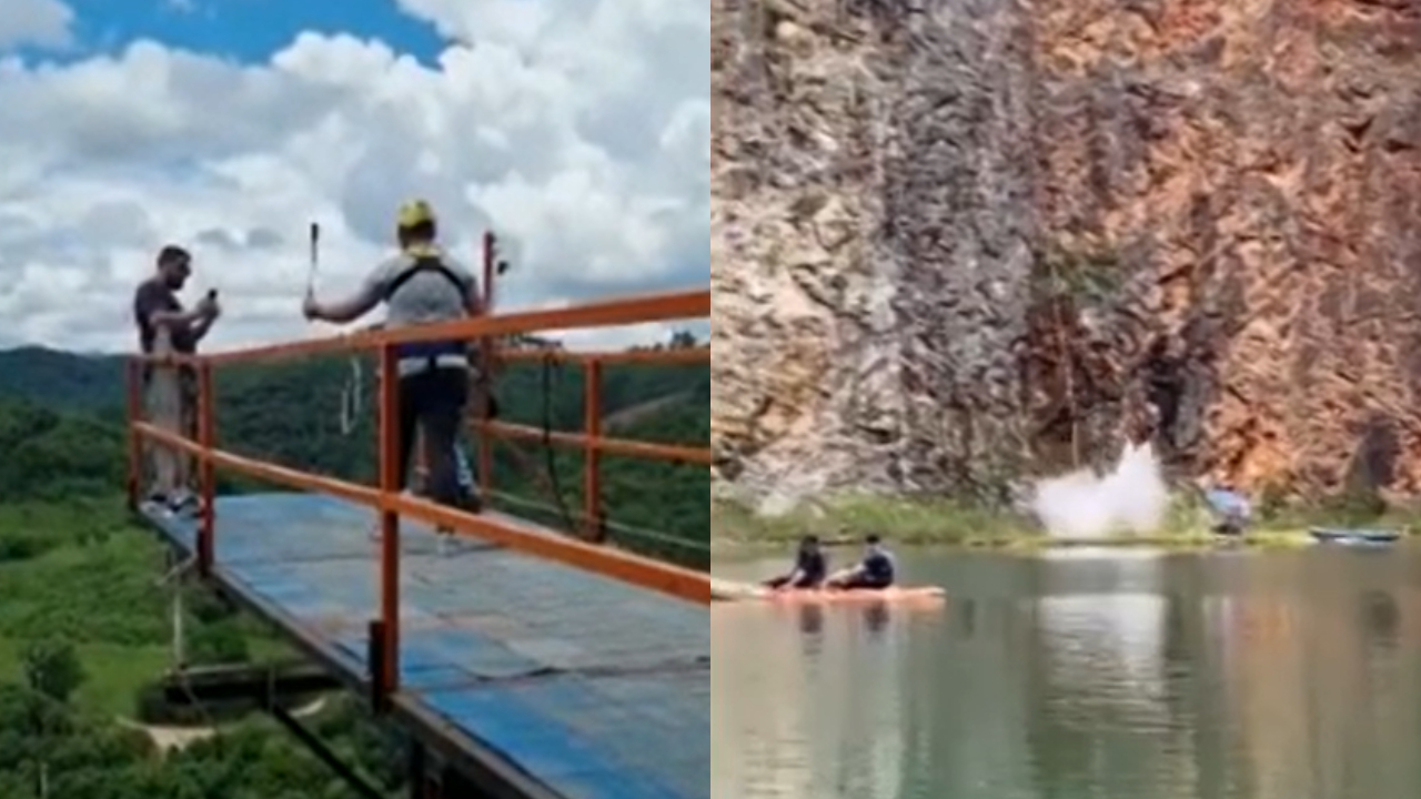 Jovem de 22 anos cai de pêndulo de 20 metros e sobrevive, no Paraná