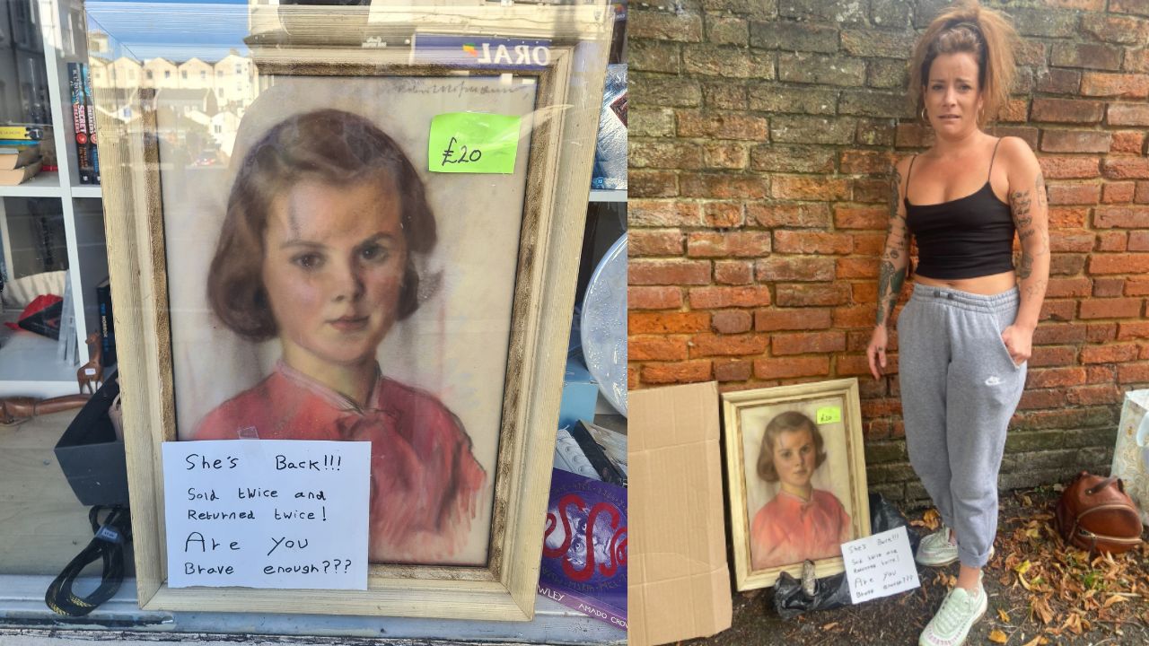 Com fama de amaldiçoado, quadro peculiar encontra nova residência