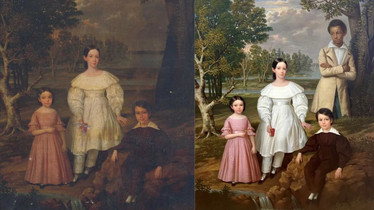 A história de Bélizaire, criança escravizada apagada em um quadro do século 19