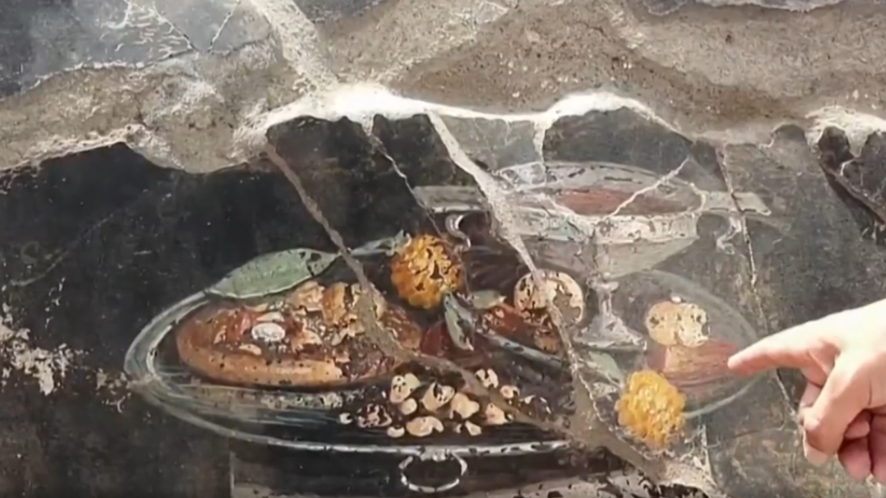 ‘Ancestral’ da pizza pode ter sido identificado em pintura de Pompeia