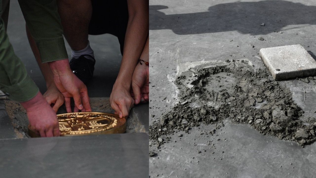 Placa pedindo fim da monarquia desaparece após protestos na Tailândia