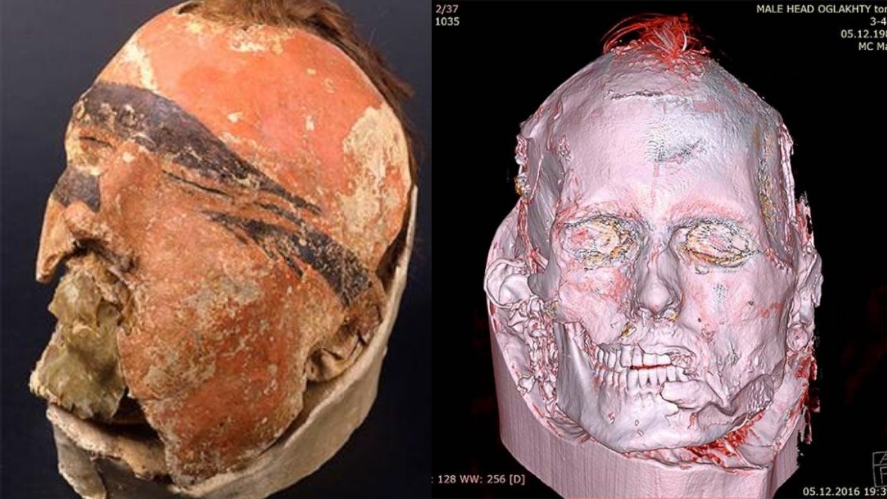Múmia de 1.700 anos: A curiosa história da máscara do Homem de Tashtyk