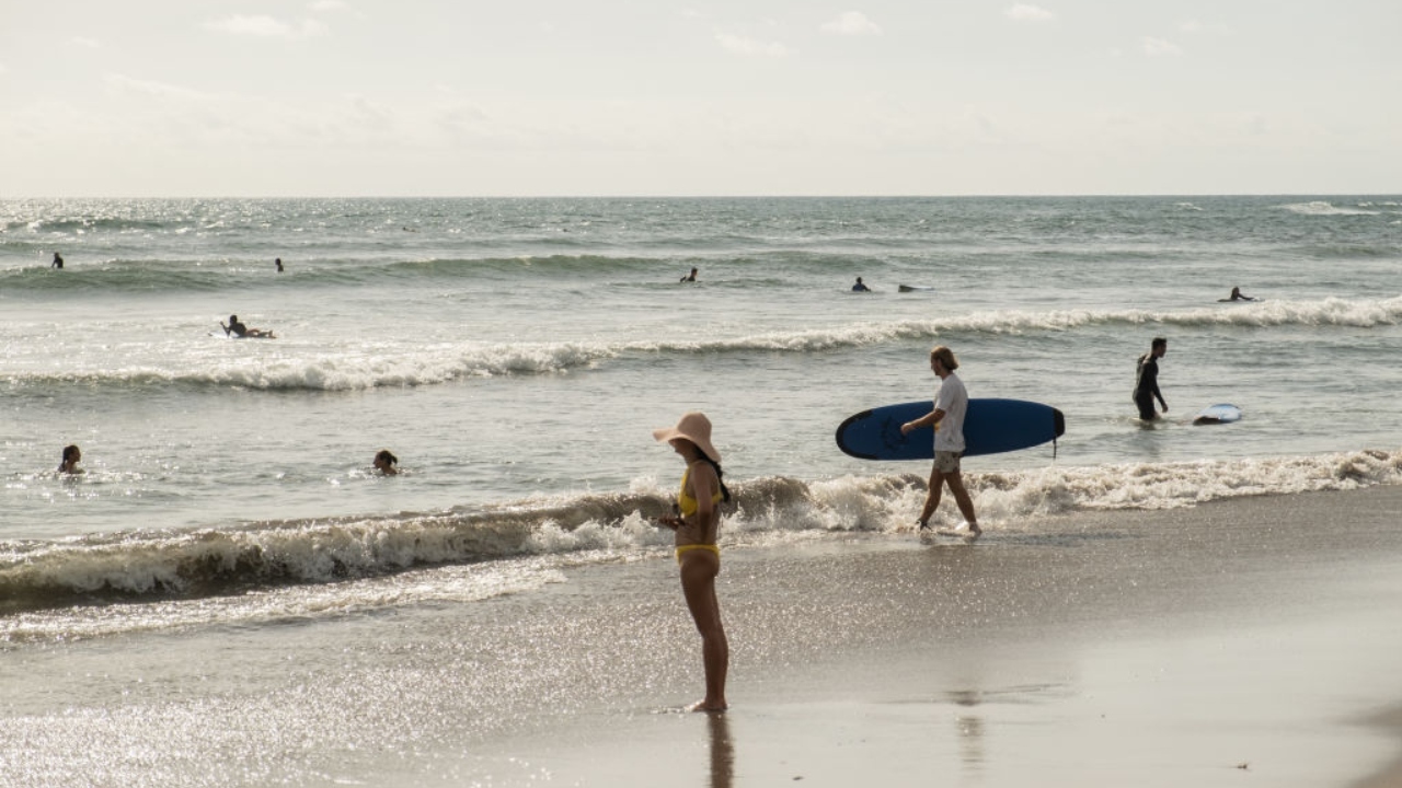 Praia alargada está imprópria para banho