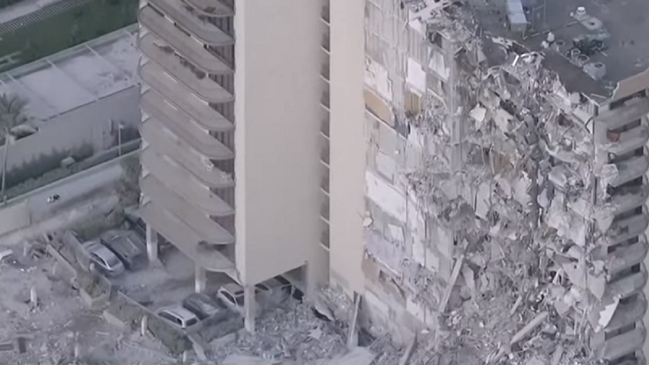35 feridos e uma morte confirmada: Prédio desaba parcialmente em Miami Beach