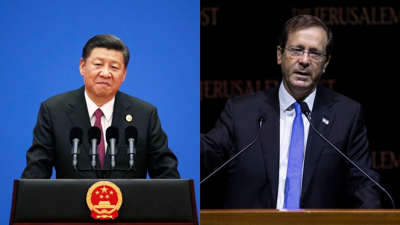 Pela primeira vez na história, presidente da China e de Israel conversam por telefone