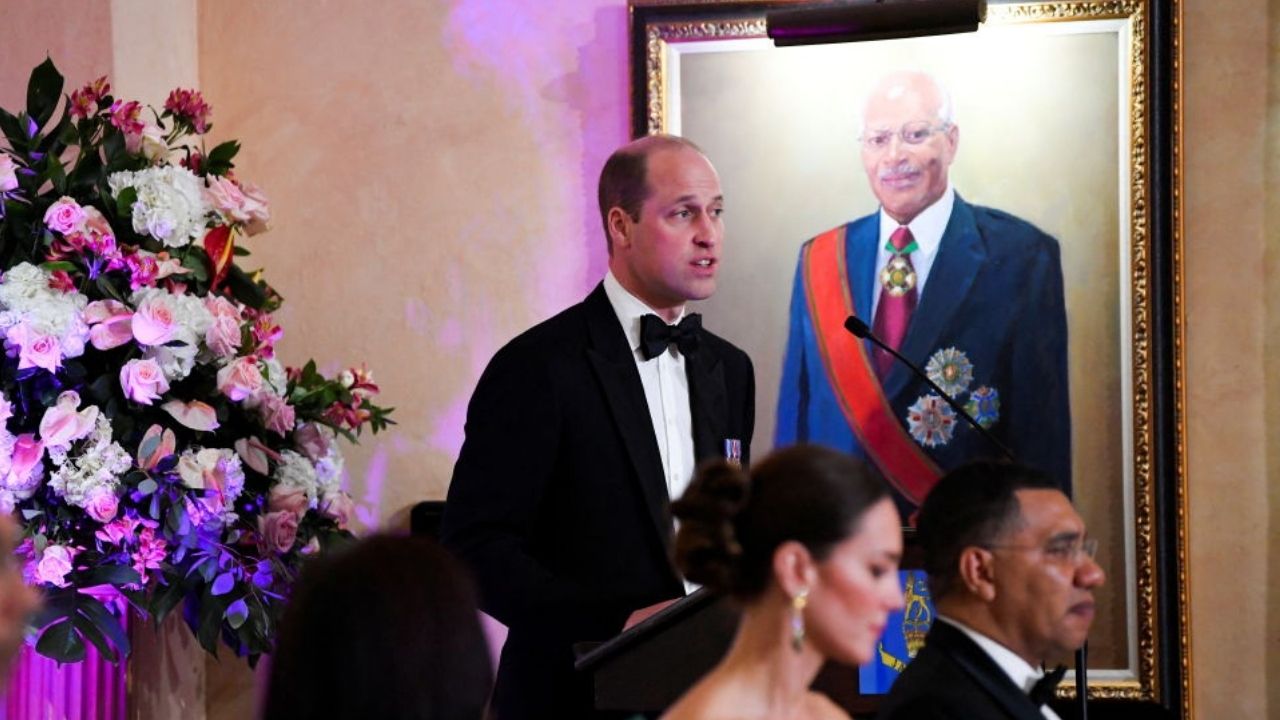 Na Jamaica, príncipe William discursa que escravidão ‘mancha’ história britânica