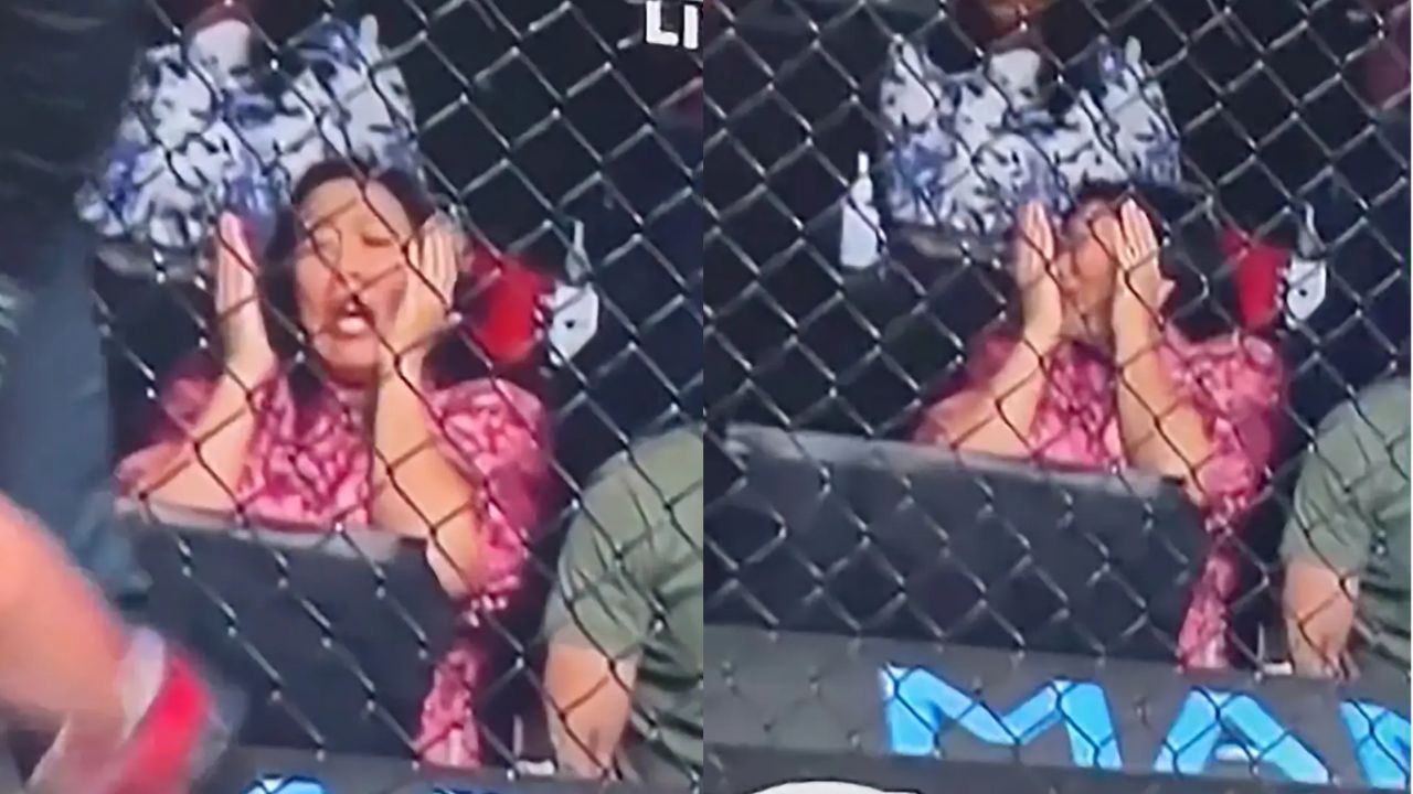 Esposa de Mark Zuckerberg fica chocada em plateia de evento do UFC