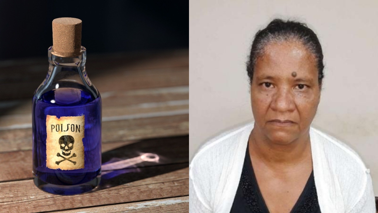Mulher que colocou veneno na comida da fillha é sentenciada a 25 anos de prisão